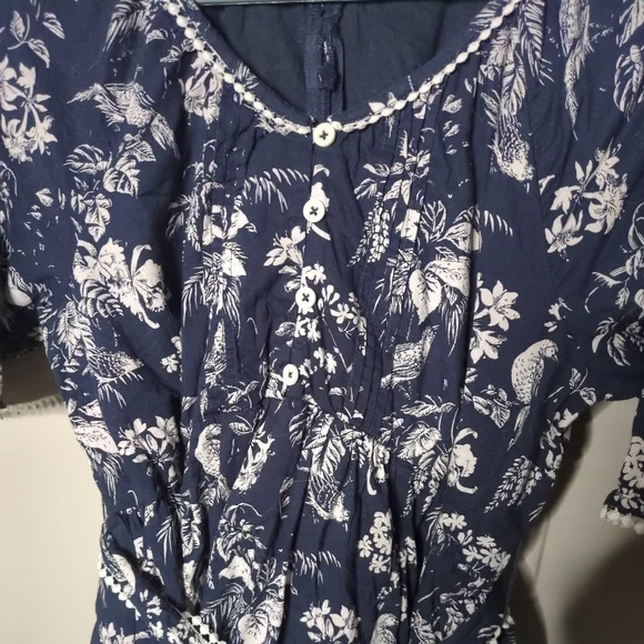 Eshakti Wayward Fancies Fit And Flare Dress Boho Lace Floral Size Small (est) - Picture 3 of 8